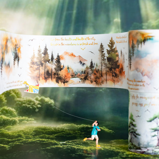 1 roll forest and mountain washi-TAPE (MLT25040808)
