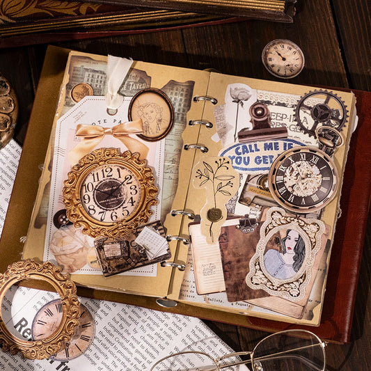 25pcs sticker pack steampunk vintage (s090703)