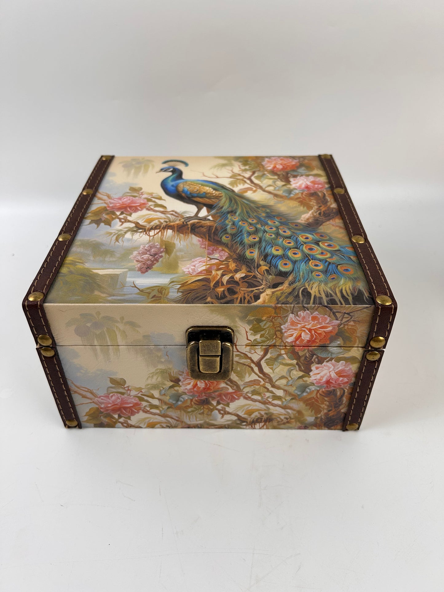 A5-Peacock Wooden Box(Will Arrive on 20th May)