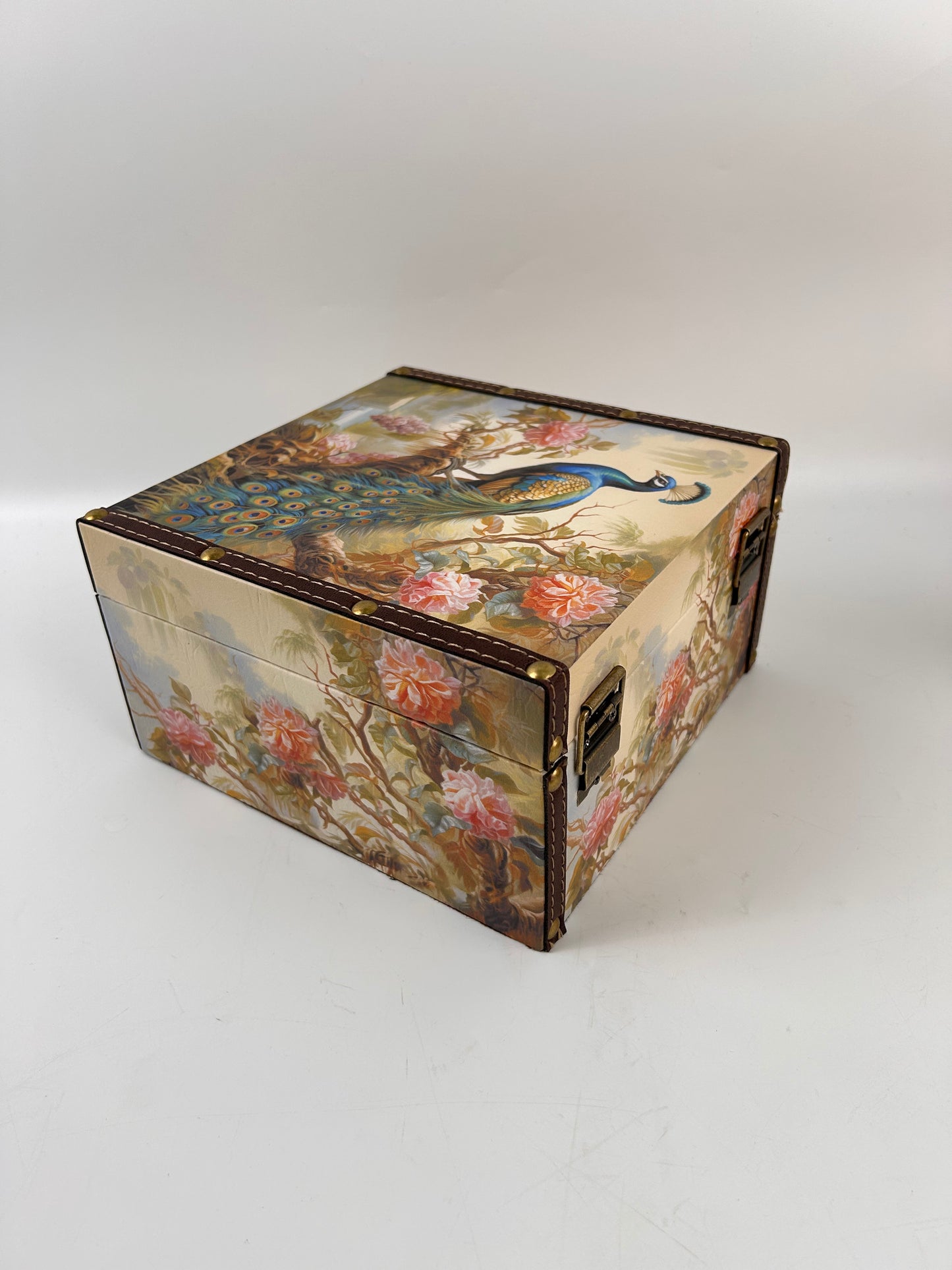 A5-Peacock Wooden Box(Will Arrive on 20th May)