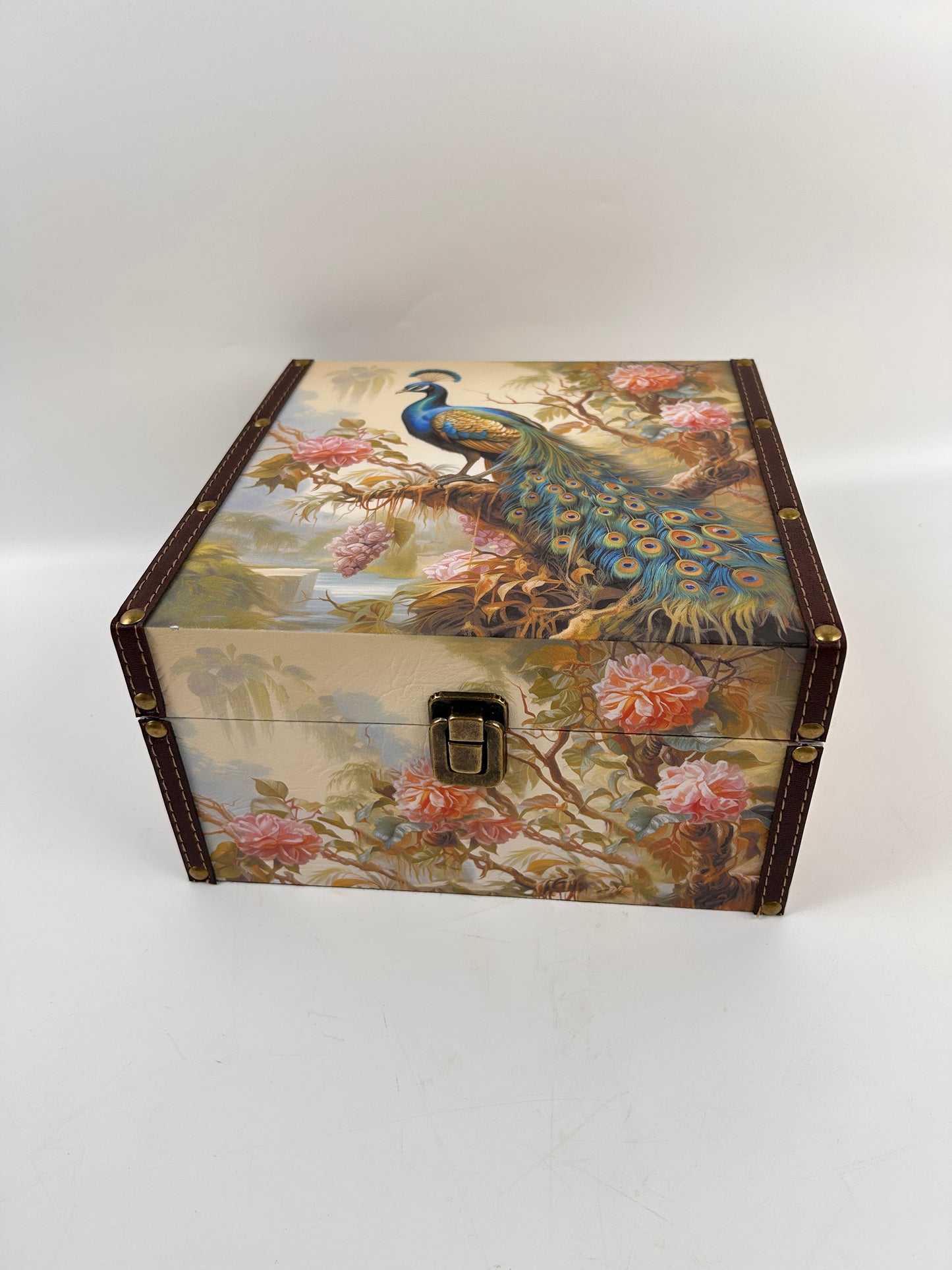 A5-Peacock Wooden Box(Will Arrive on 20th May)