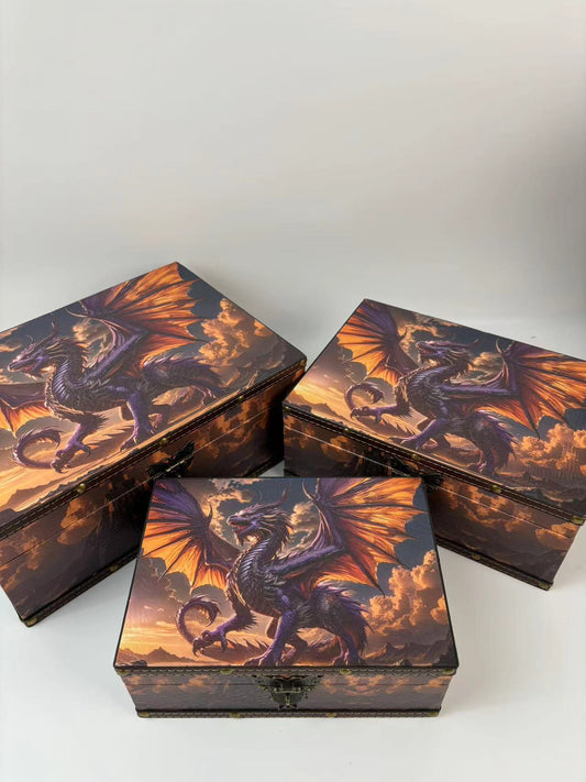 A11-Dragon Wooden Box(arrive within 7 days)