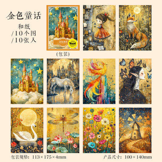 10pcs fairy tale washi-paper pack (MLP25062505)