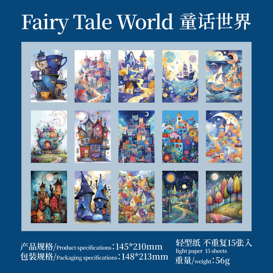15pcs fairy tale world paper pack (MLP25062705)