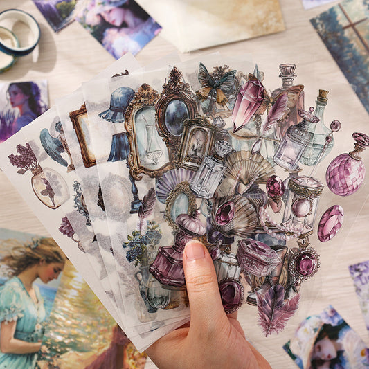 124pcs  journal+sticker+paper+tape set (MLJ25041903)