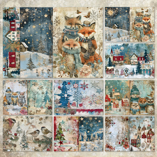 8pcs A5 size winter paper pack (MLP25062009)
