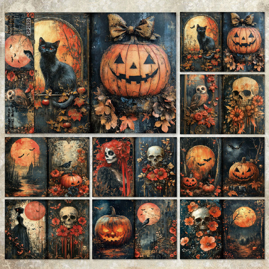 8pcs A5 size halloween paper pack (MLP25062008)
