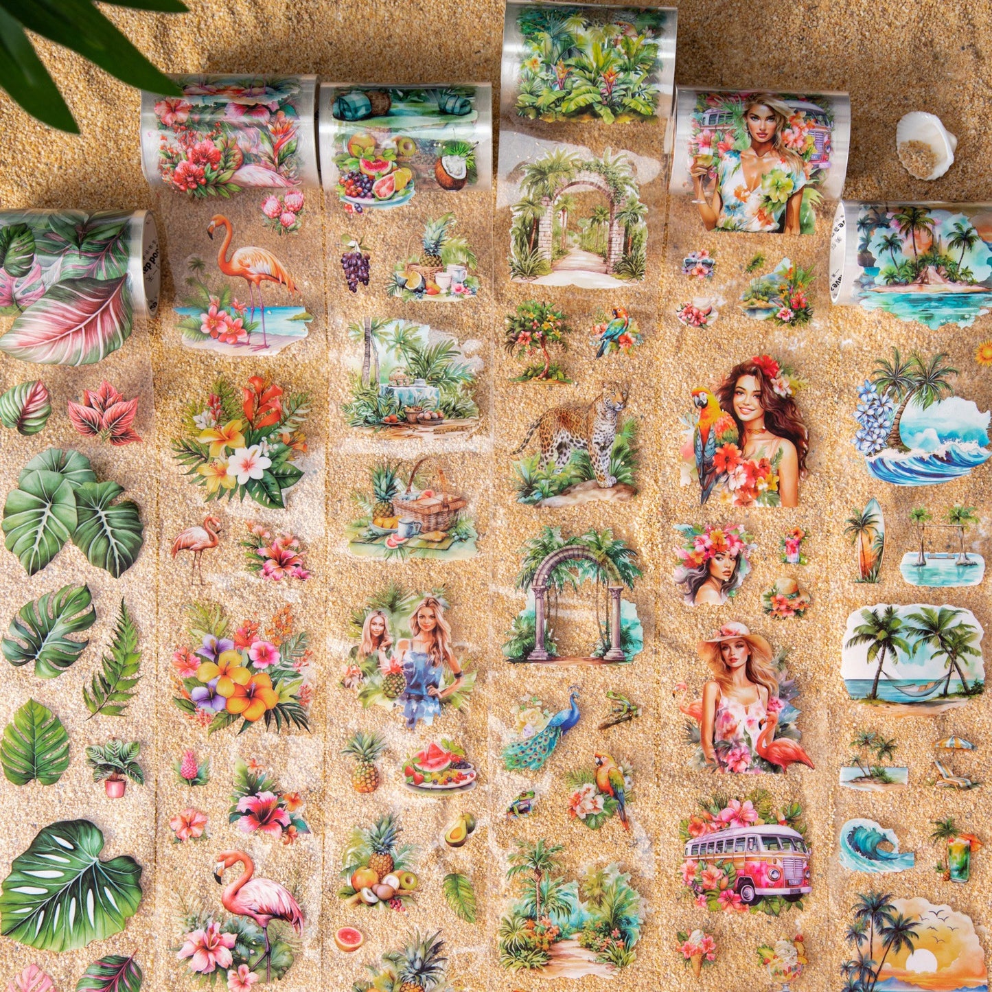 1 roll tropical landscape PET-tape (MLT25062802)