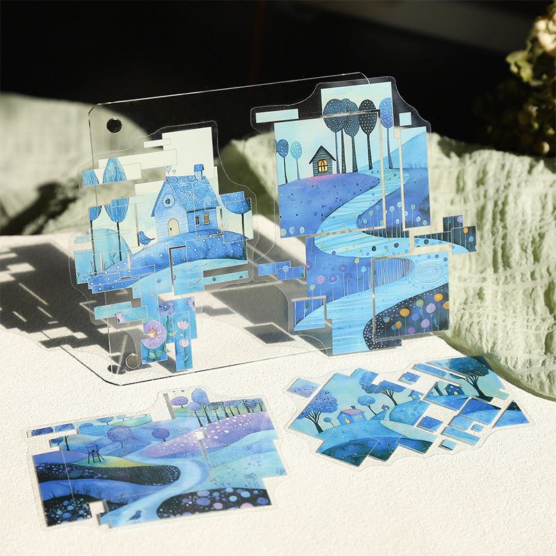 10pcs dream puzzle sticker pack (MLS25061705)