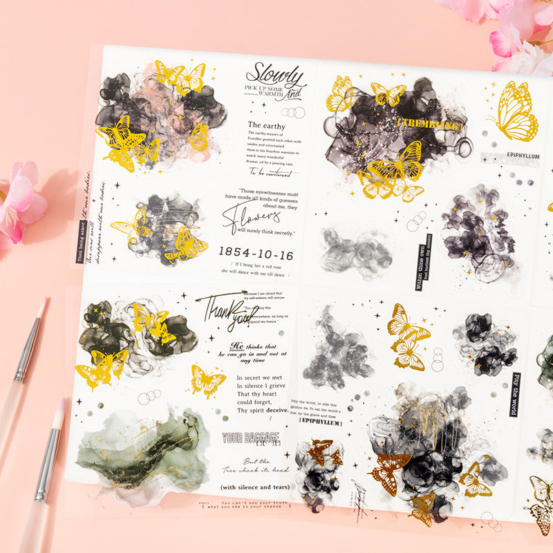 20pcs dawn flower sticker book(MLTZB25041503)