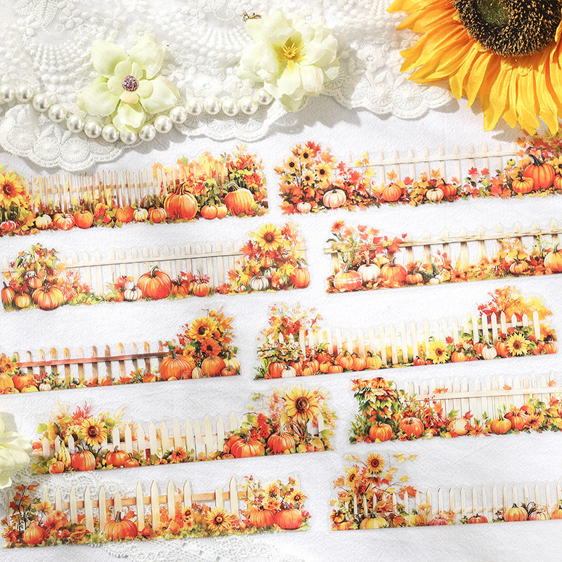 10pcs flower sticker pack (MLS25041901)