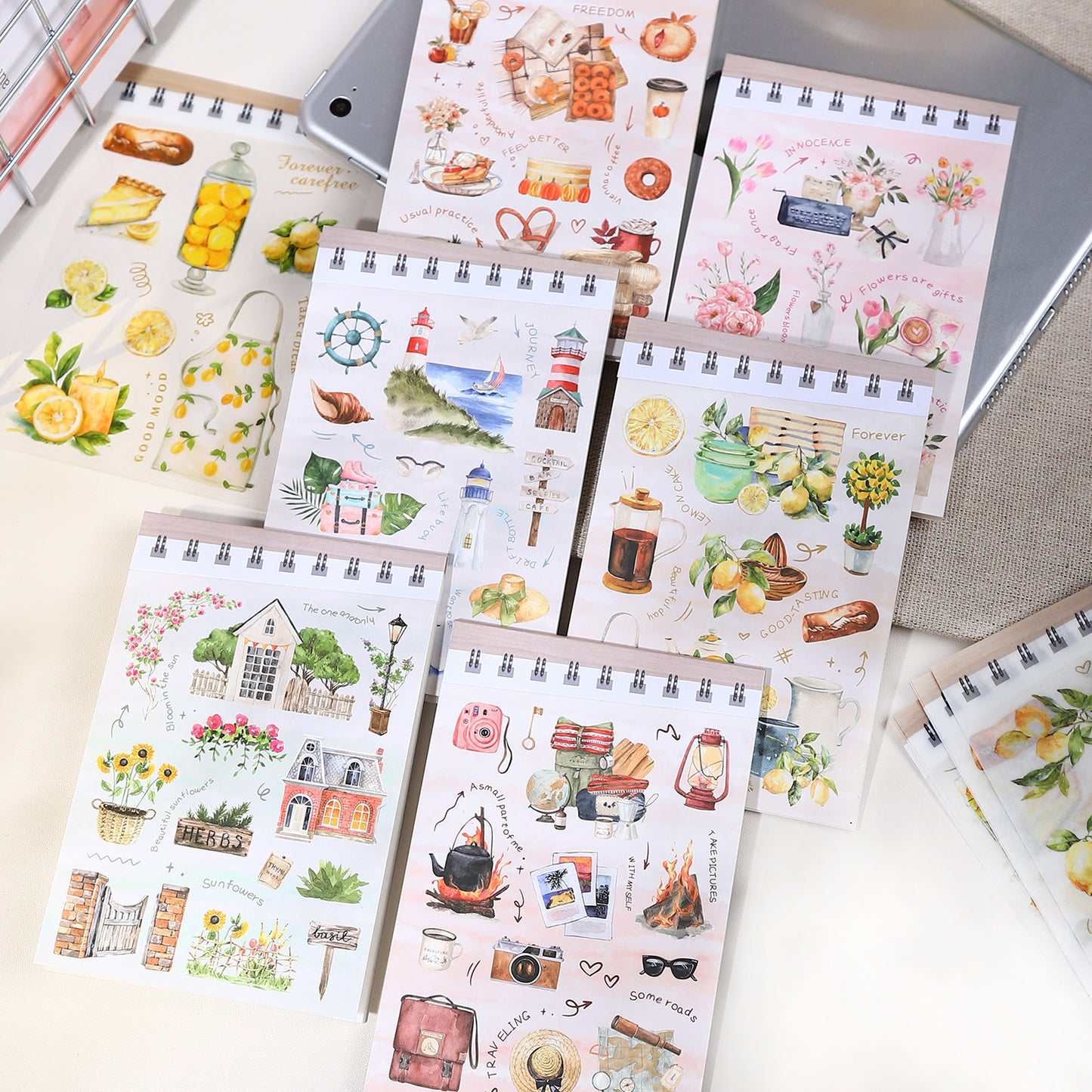 18pcs life sticker book (TZB25040905)