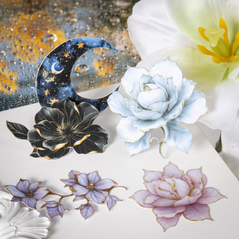 10pcs moon cloud sticker pack (MLS25051202)