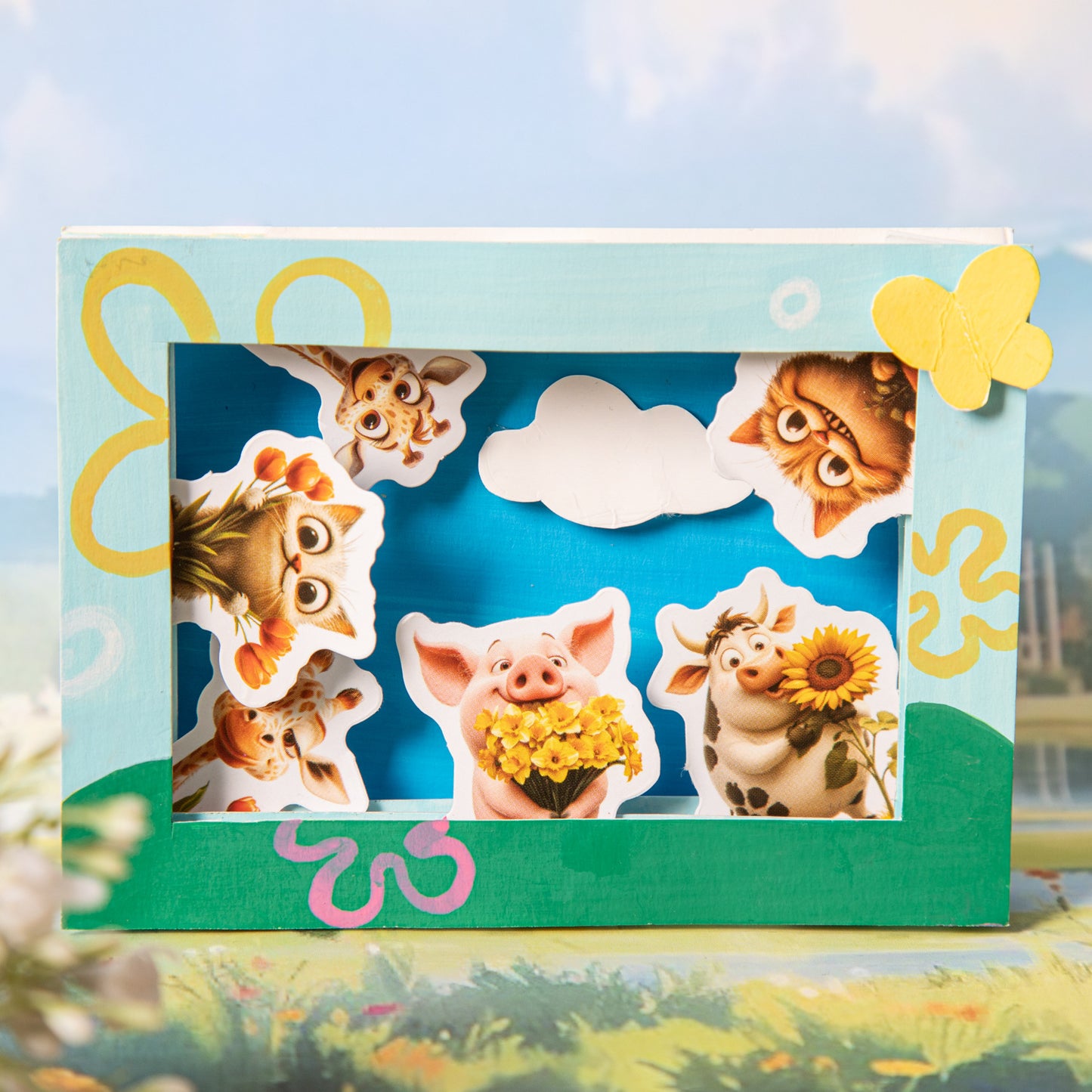 40pcs crazy zoo sticker pack (MLS25060708)