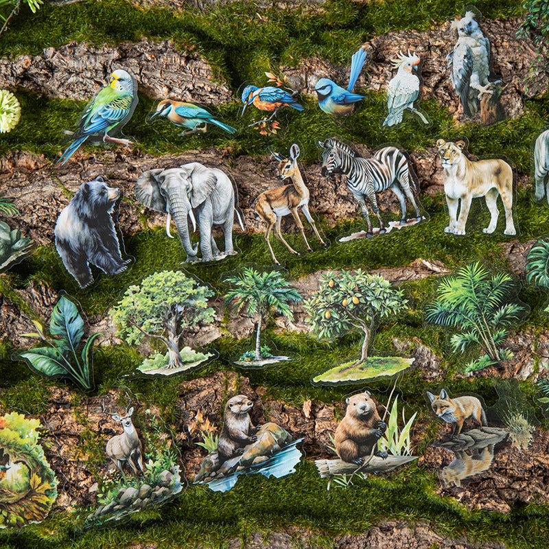 40pcs forest sticker pack (MLS25041805)
