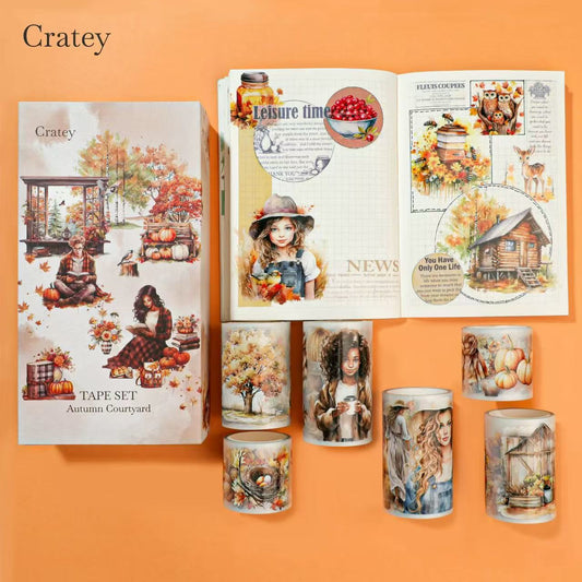6pcs fall winter pre-cut tape set (MLT25051504)