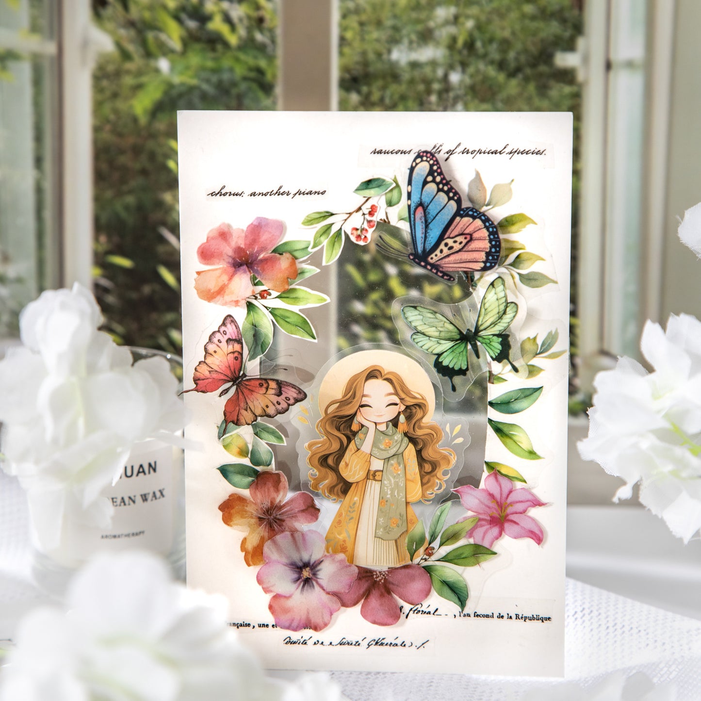30pcs flower sticker pack (MLS25051404)