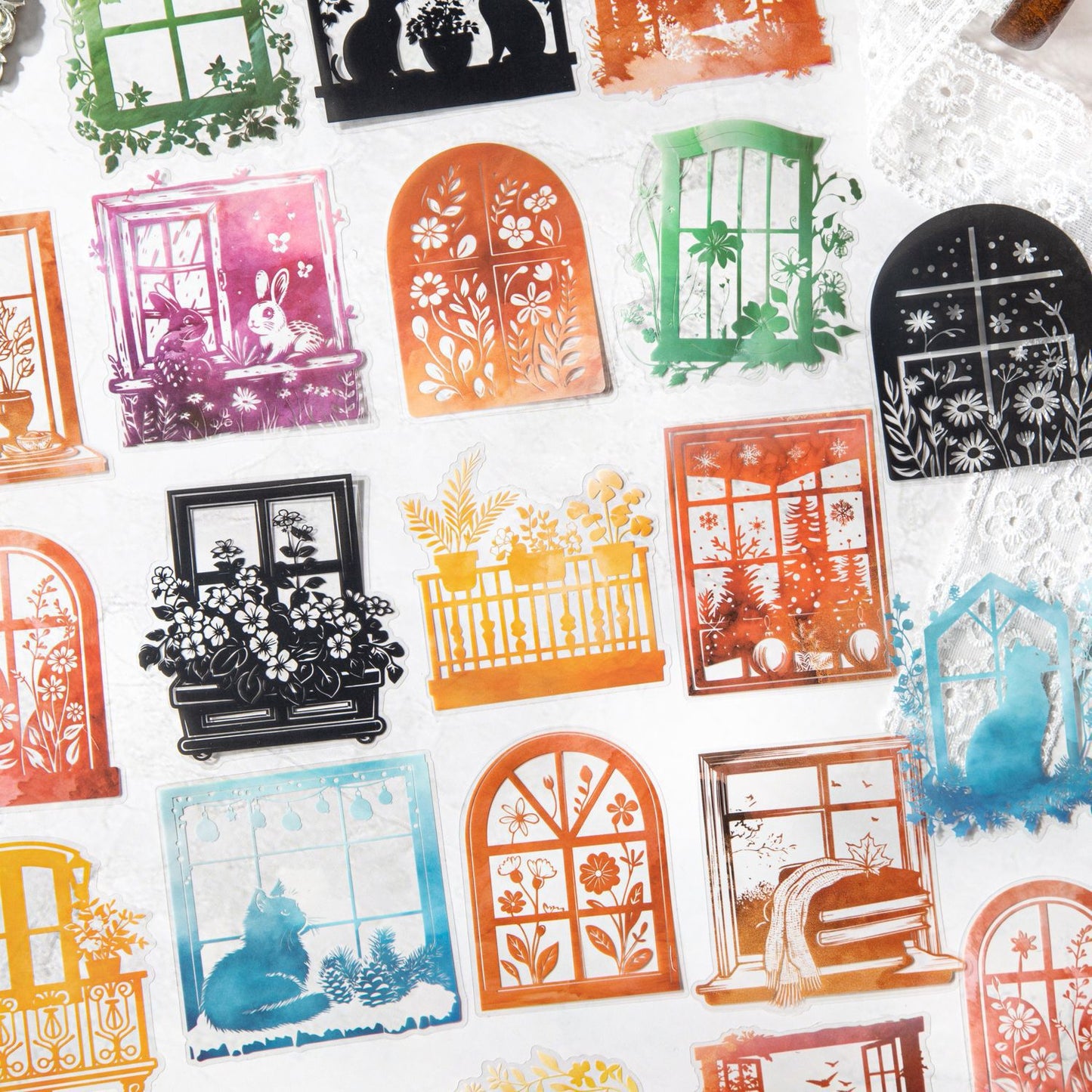 20pcs window sticker pack (MLS25041807)