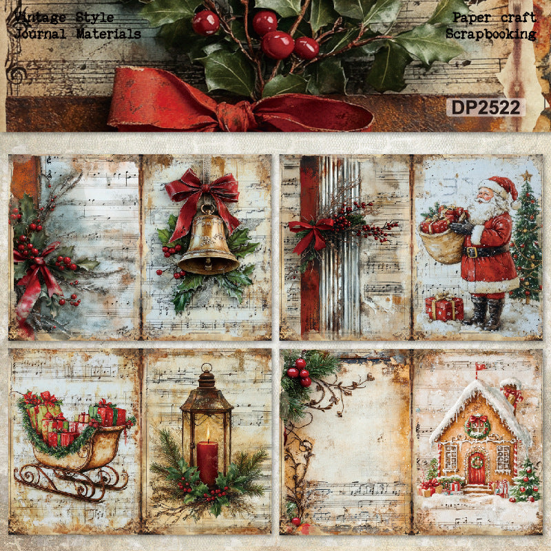 8pcs A5 size X-mas paper pack (P25062010)