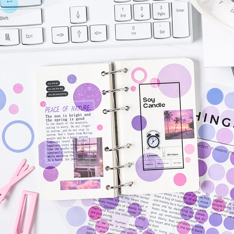 6pcs dot sticker pack (MLS25041902)