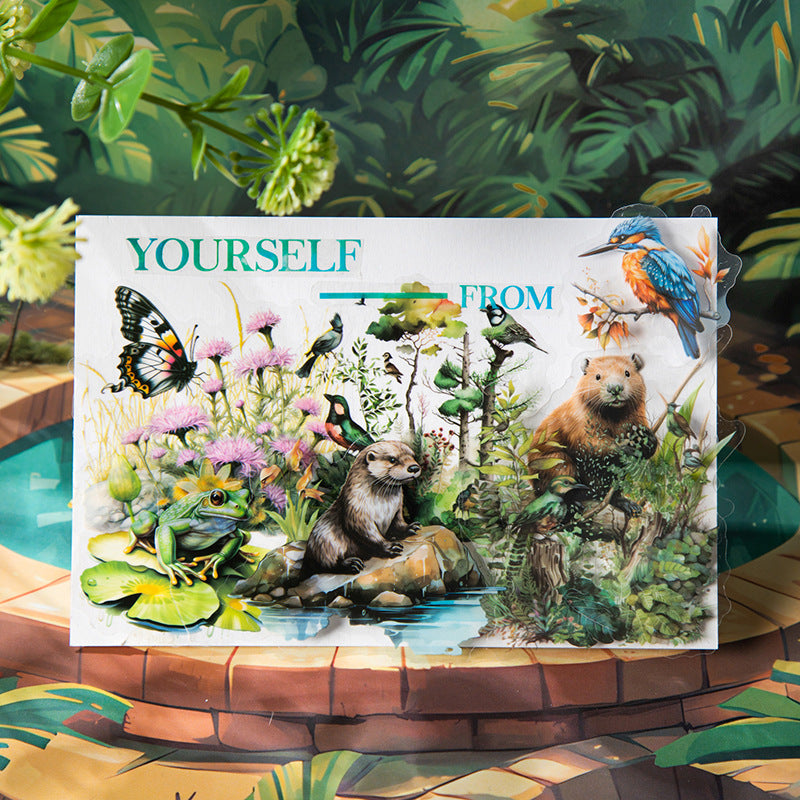 40pcs forest sticker pack (MLS25041805)