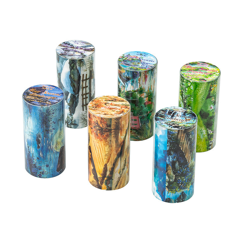 1 roll tour season landscape washi-tape (MLT25062507)