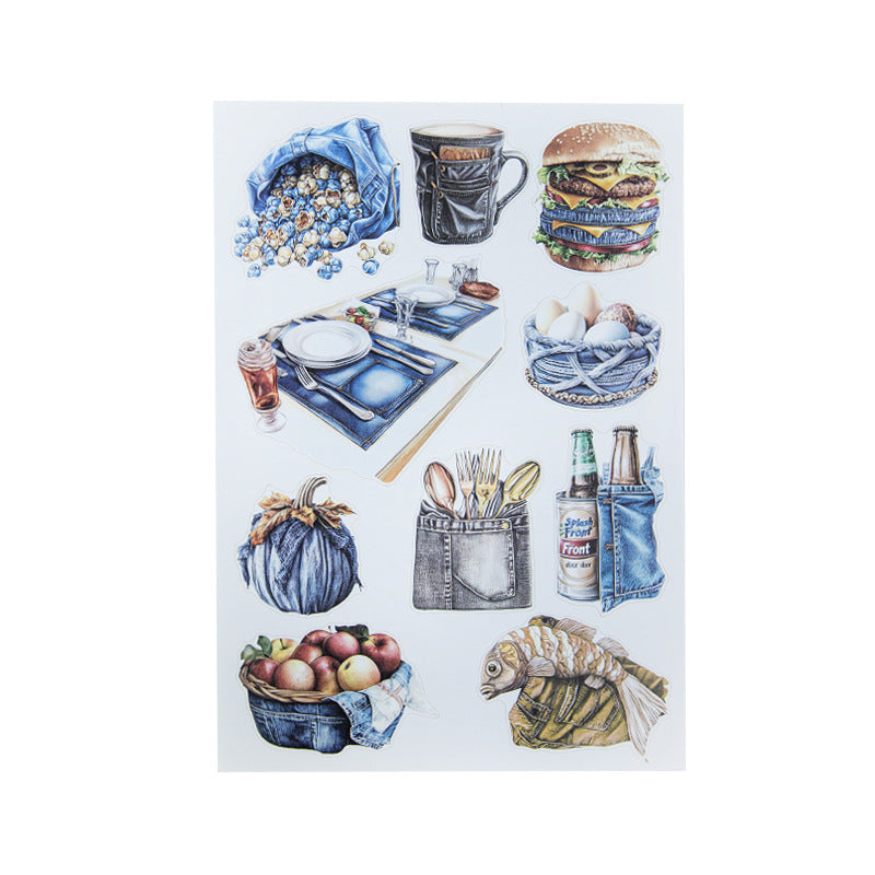 20sheets CHARACTER pre-cut sticker book (MLTZB25052414)