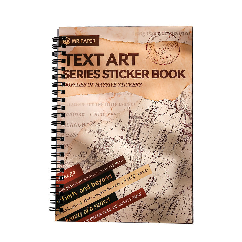 40pcs word sticker book (MLTZB25051106)