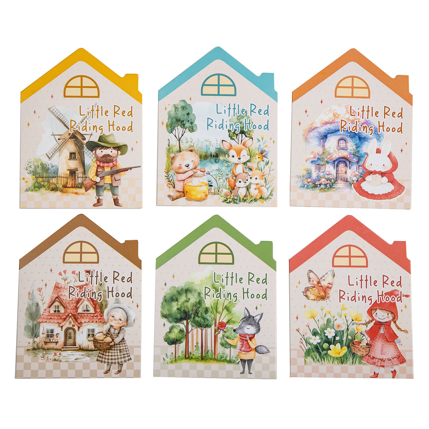 15pcs little red hood sticker pack (MLS25051602)