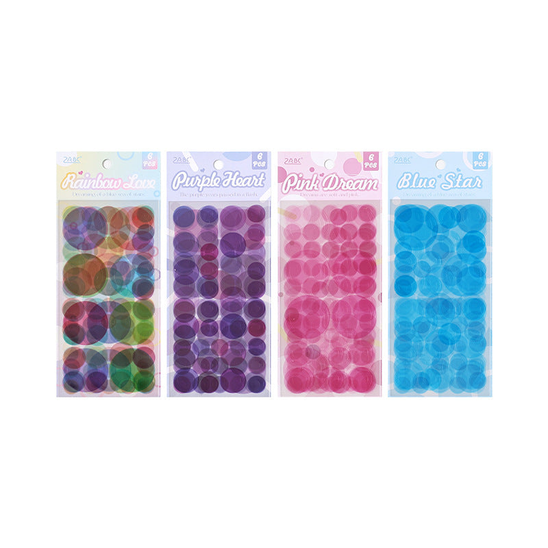 6pcs dot sticker pack (MLS25041902)