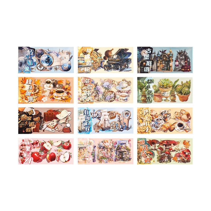3pcs pre-cut sticker pack (MLS25042804)