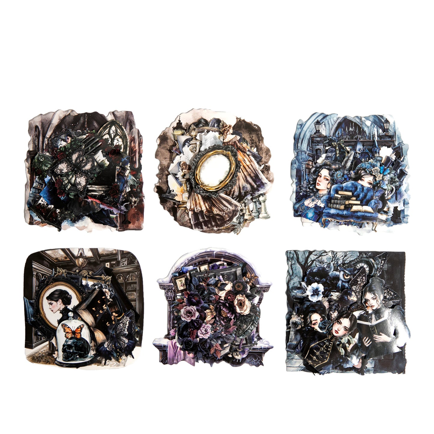 20pcs dark gothic sticker pack (MLS25061010)