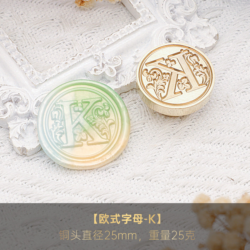 1pc Letter wax seal stamp (MLZ25041904)