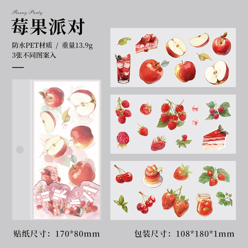 3pcs pre-cut sticker pack (MLS25042804)