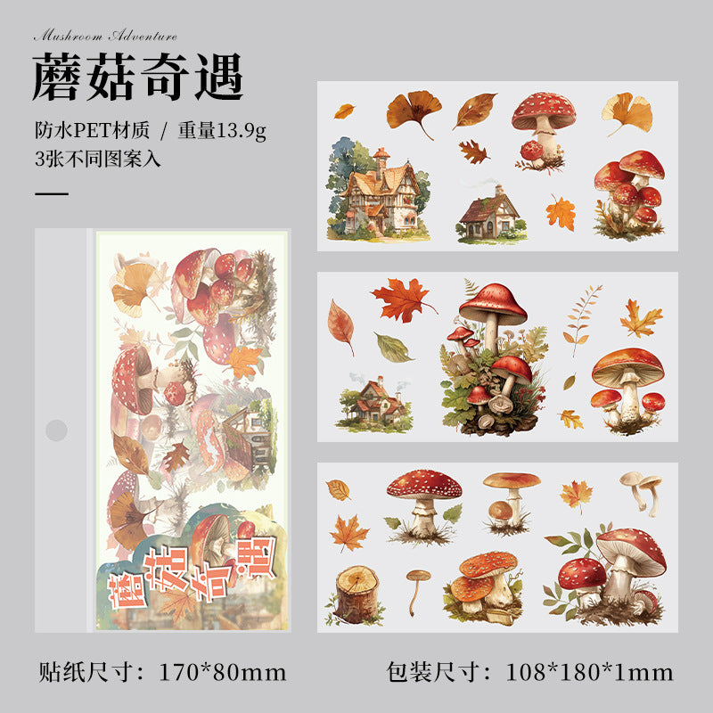 3pcs pre-cut sticker pack (MLS25042804)
