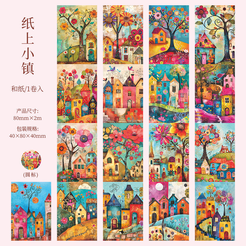1 roll town life washi-tape (MLT25042707)